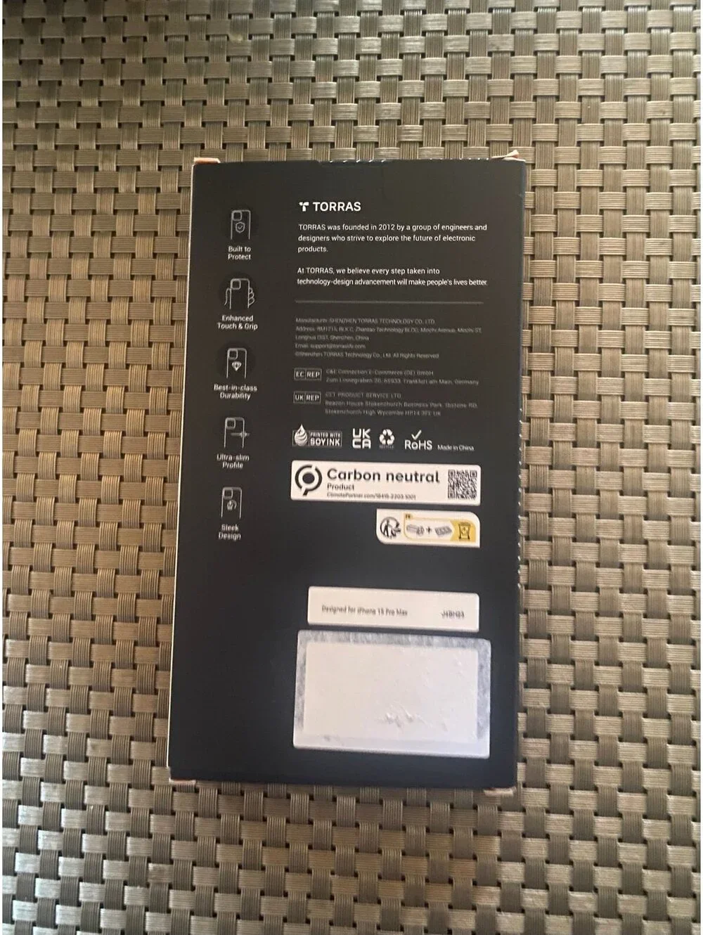 Torras Magnetic Case for iPhone 15 Pro Max Clear